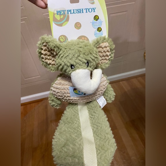 - Brand New Plush Toy Elephant With Squeaker And Clinker Tale 13” - Picture 2 of 7